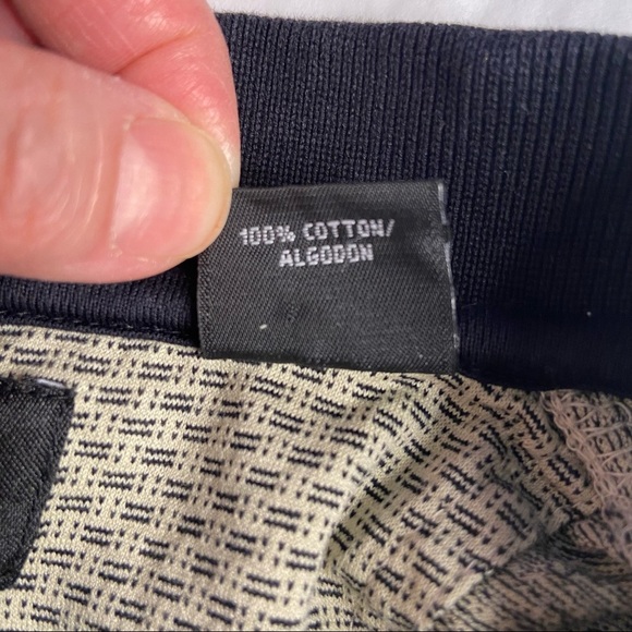 Haggar Mens Beige Black Polo Shirt Medium - Picture 5 of 10